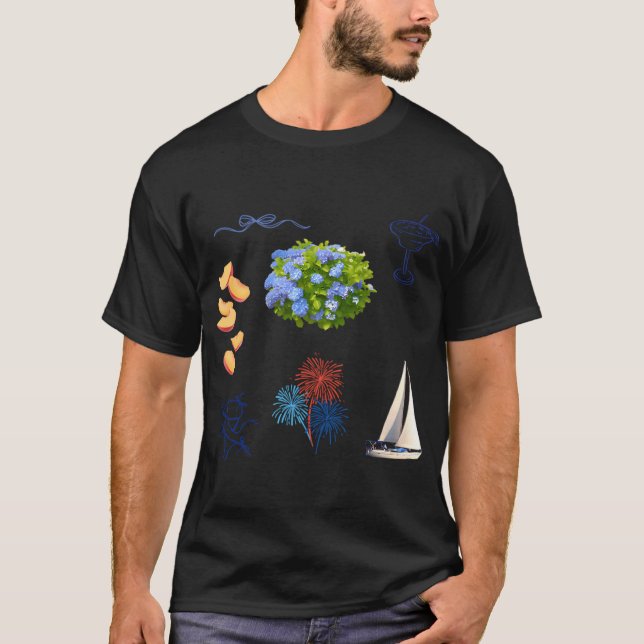 Cousins-Strand-Aufkleber T-Shirt (Vorderseite)