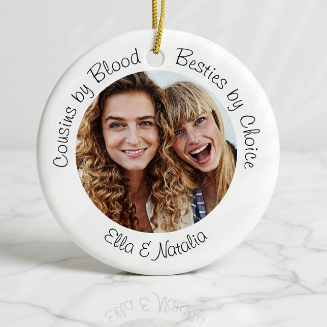 Cousins von Blutbädern nach Foto-Geschenk Keramik Ornament (Von Creator hochgeladen)