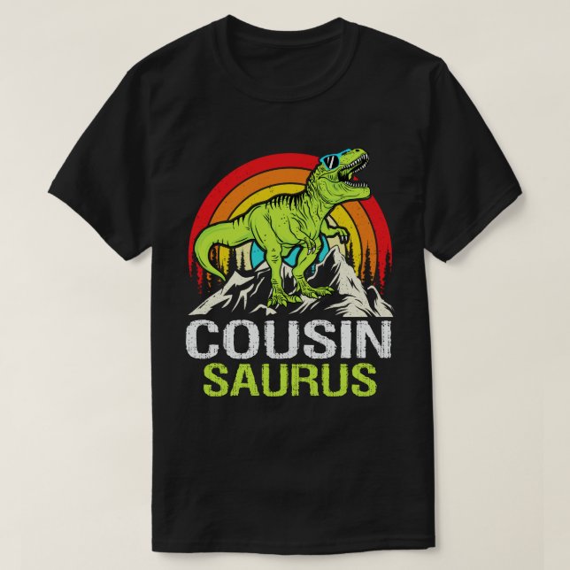 Cousinsaurus Dinosaur T Rex Cousin Saurus Matching T-Shirt (Design vorne)