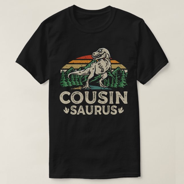 Cousinsaurus Dinosaur T Rex Cousin Saurus Matching T-Shirt (Design vorne)