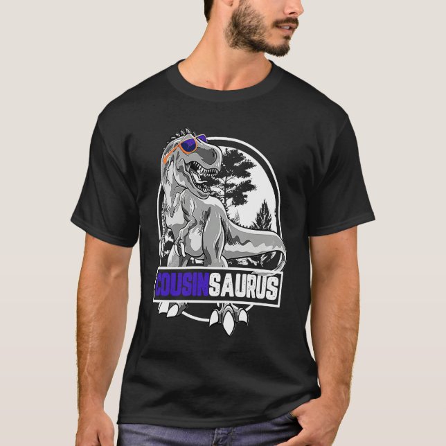 Cousinsaurus rex Cousin Saurus Dinosaur T-Shirt (Vorderseite)