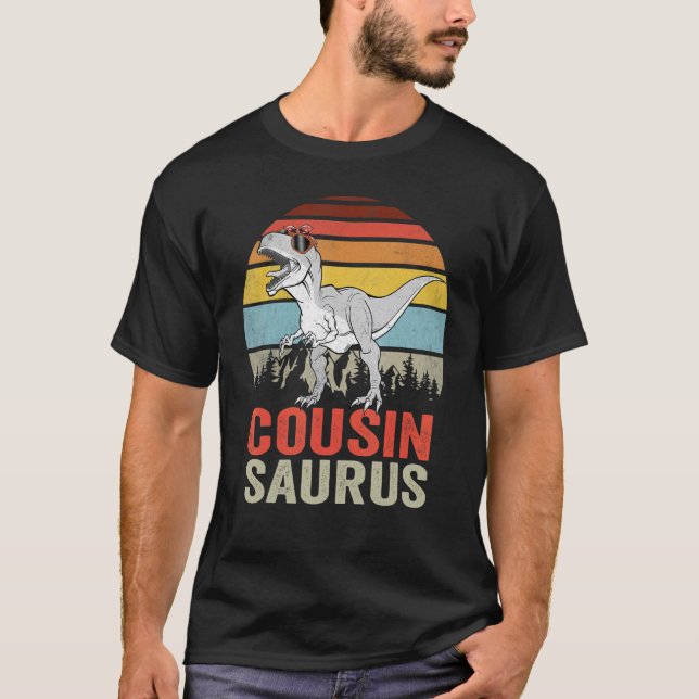Cousinsaurus Rex Dinosaur Cousin Saurus Family Din T-Shirt (Vorderseite)