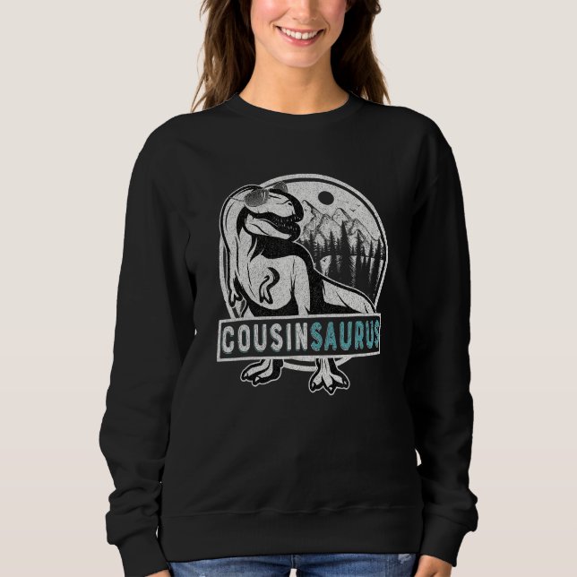 Cousinsaurus Rex Dinosaur Cousin Saurus Family Mat Sweatshirt (Vorderseite)
