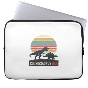 Cousinsaurus Rex Lustiges Dinosaurier Vintage-Shir Laptopschutzhülle