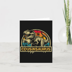 Cousinsaurus T Rex Dinosaur Cousin Saurus Familie Karte