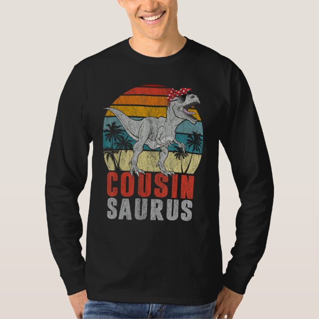Cousinsaurus T Rex Dinosaur Cousin Saurus Familie  T-Shirt (Vorderseite)