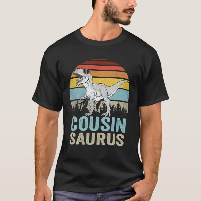 Cousinsaurus T Rex Dinosaur Cousin Saurus Family D T-Shirt (Vorderseite)
