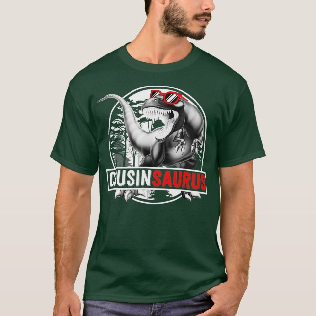 Cousinsaurus Tshirt Cousin Dinosaur Geschenk Cousi (Vorderseite)