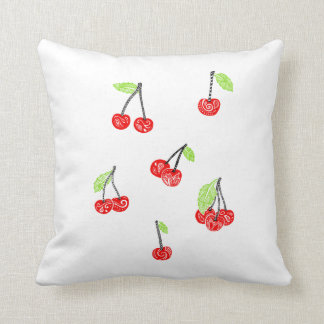 Coussin ceries Pillow cherries Kissen