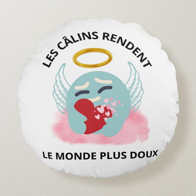 Coussin décoratif rundes kissen (Vorderseite)