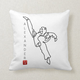 Coussin TAEKWONDO DWICHAGI back kick Kissen