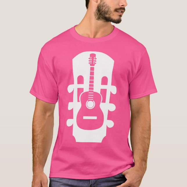 Coustic Gitarrendesignmusiker Retro Sound Guit T-Shirt (Vorderseite)