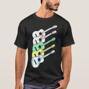 Coustic Gitarrist Retro Strings Guitarra T-Shirt