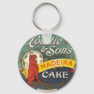 Couttie & Son's Madeira Cake Dundee Vintages Label Schlüsselanhänger