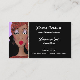 "Couture" American Diva Business Cards Visitenkarte