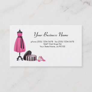 Couture-Mode-Geschäfts-Karte Visitenkarte