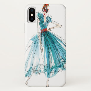 Couture-Mode-Skizze wilden Apples   Haute Case-Mate iPhone Hülle
