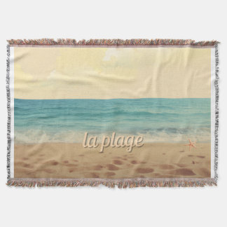 Couverture Tissée Plage Tropicale Decke