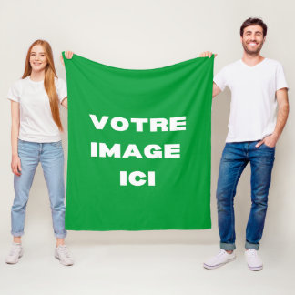 Couverture - Votre image ici - personnalisée Fleecedecke