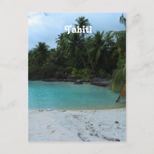 Cove in Tahiti Postkarte