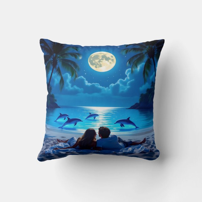 Cove of Romance no 1 Fleece Blanket Kissen (Rückseite)