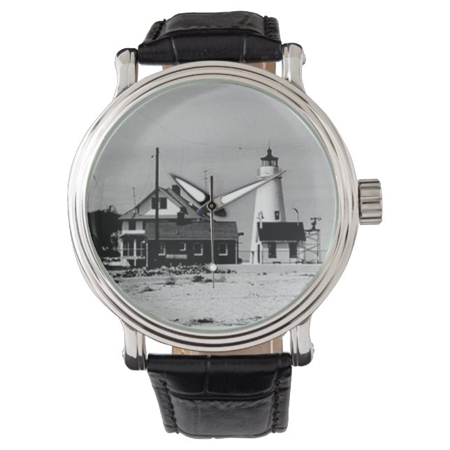 Cove Point Lighthouse Armbanduhr (Vorderseite)