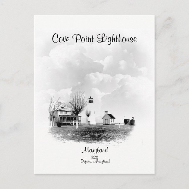 Cove Point Lighthouse - Maryland Postkarte (Vorderseite)