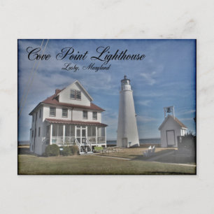 Cove Point Lighthouse Post Card Postkarte