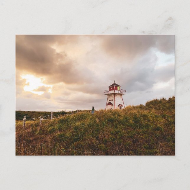 Covehead Harbour Lighthouse, Prince Edward Island Postkarte (Vorderseite)