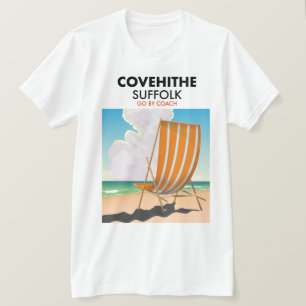 Covehement the suffolk beach travel poster T-Shirt