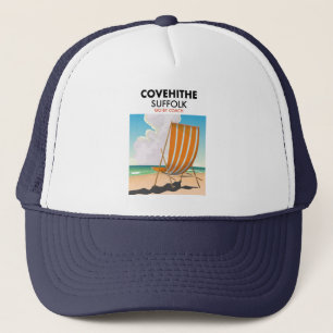 Covehithe Suffolk Strand Reiseplakat T-Shirt Truckerkappe