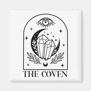 Coven Bride Witchy Gothic Wedding Bachelorette Magnet