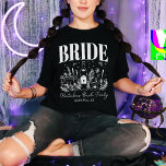 Coven Witchy Junggeselinnen-Abschied der Braut T-Shirt<br><div class="desc">Treten Sie mit unserem Custom T - Shirt in die bezaubernde Welt des Coven Witchy Junggeselinnen-Abschieds Ihrer Braut ein. Dieses Shirt ist nicht nur ein Outfit; es ist ein magisches Emblem der mystischen Bindung, die Sie während dieser zauberhaften Feier mit Ihren Brautmeistern teilen. Mit den himmlischen Elementen und der skurrilen...</div>