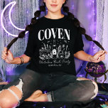 Coven Witchy Junggeselinnen-Abschied der Braut T-Shirt<br><div class="desc">Treten Sie ein in die mystische Welt des Coven Witchy Junggeselinnen-Abschieds Ihrer Braut mit unserem Custom T - Shirt, einer bezaubernden Ergänzung zu Ihrem Fest, die Spaß und personalisierten Stil kombiniert. Dieses Shirt geht über das bloße Bekleiden hinaus; es ist ein Symbol für die magische Verbindung, die Sie und Ihre...</div>