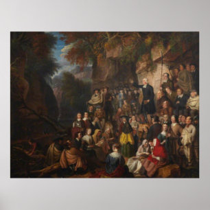 Covenanters in einer Schlucht Poster