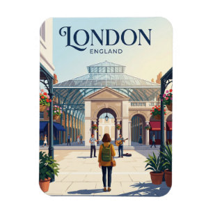 Covent Garden Piazza Vereinigtes Königreich Magnet