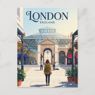 Covent Garden Piazza Vereinigtes Königreich Postkarte