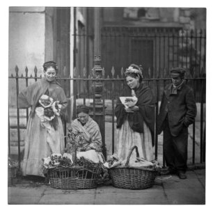 Covent Garten-Blumen-Frauen, 'vom Straßen-Leben i Fliese