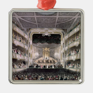 Covent Garten-Theater Silbernes Ornament
