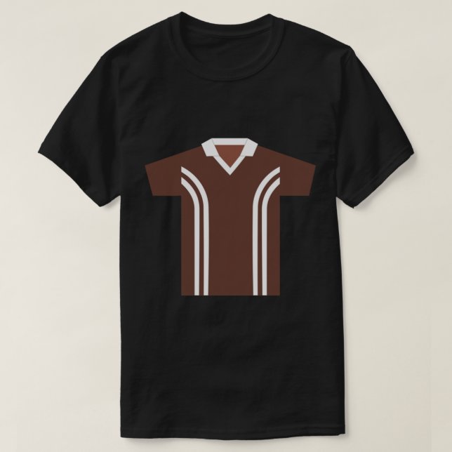 Coventry City Chocolate Brown Away Kit 1978 - 1977 T-Shirt (Design vorne)