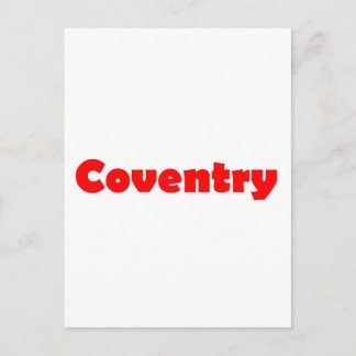 Coventry City of england Postkarte