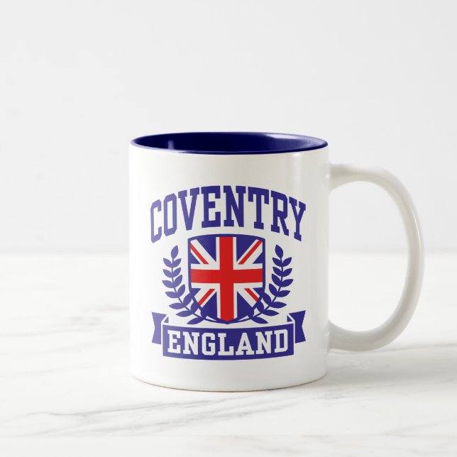 Coventry England Zweifarbige Tasse (Rechts)