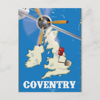 Coventry Vintage Reiseplakat Postkarte