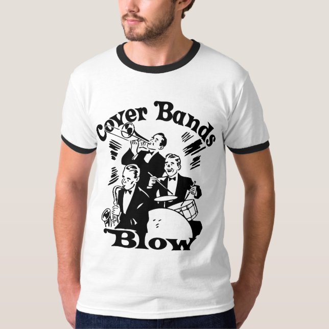 Cover-Band-Schlag T-Shirt (Vorderseite)