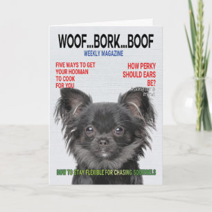 Cover Card des Chihuahua Parody Magazine Karte