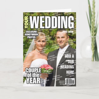 Cover des Personalisierten Magazins Wedding Karte