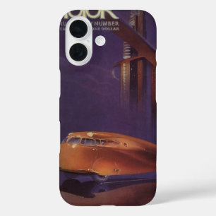 Cover des Vintagen Motor Magazine, Futuristic City