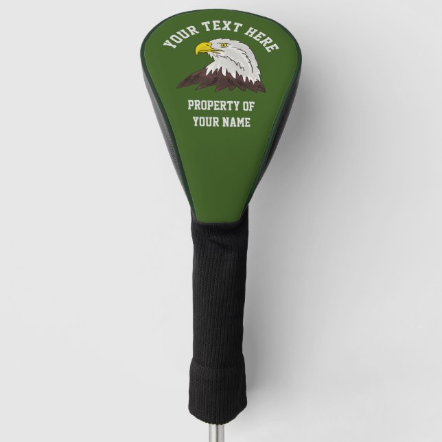 Cover für den Golftreiber der Glatze  Golf Headcover (Vorderseite)