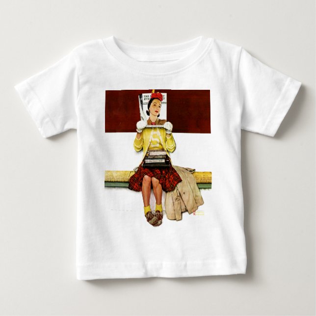 Cover Girl Baby T-shirt (Vorderseite)