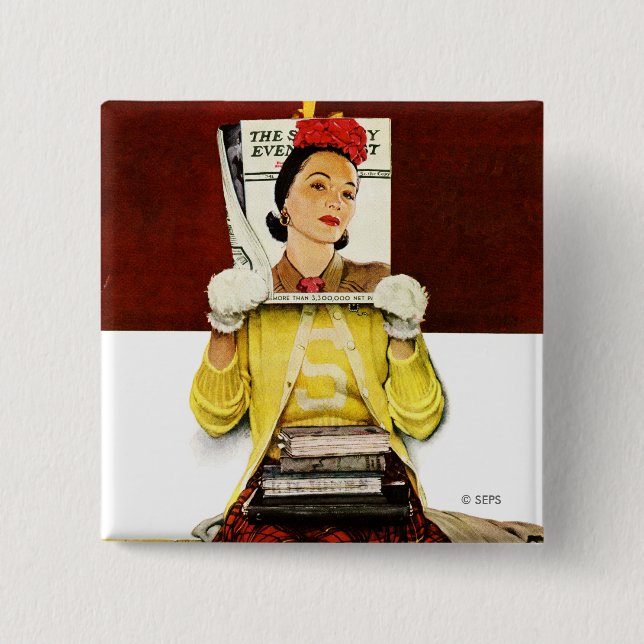 Cover Girl Button (Vorderseite)